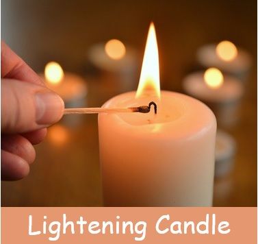 Lightening candle